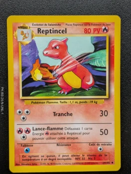 Carte Pokémon Reptincel 24/102 - Set de Base - FR (1999)