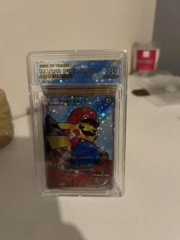 Carte gradée Mario Pikachu jap