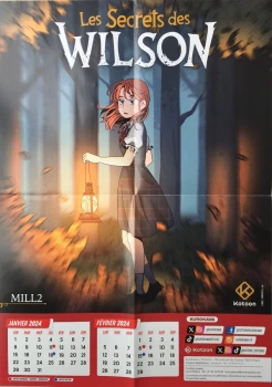 Poster Manga Les secrets de Wilson Kurokawa Kotoon Webtoon