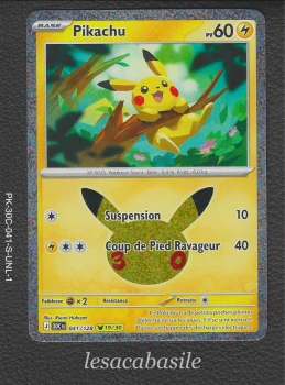 Pikachu 041/128 - 🟡 19/30 - ME5.5 - 30e Anniversaire (2026)