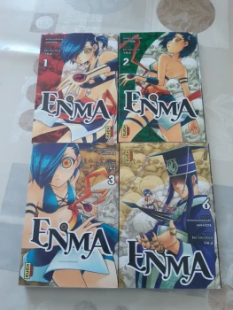 Lot 4 mangas - Enma - tomes 1 à 3 + 6