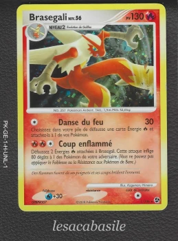 Brasegali 1/106 rare Holo - DP - Duels au Sommet (2008)