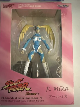 Boîte figurine articuler street fighter r mika neuf