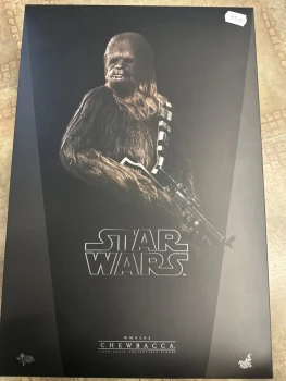 Boîte figurine chewbacca hot toys neuf