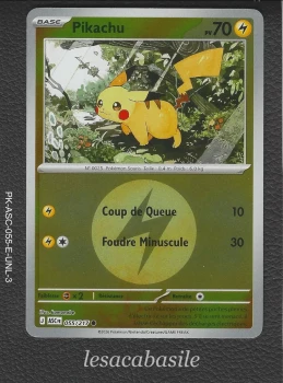 Pikachu 055/217 reverse Energie - ME2.5 - Héros Transcendants (2026)