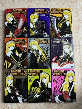 Vends lot de manga "Princesse Résurrection" tome 1,2,3,4,5,6,7,8 et 9