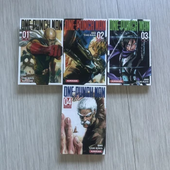 4 premiers tomes de One Punch man