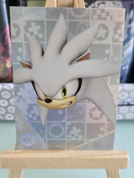 Panini Sonic The Hedgehog Gotta Go Fast  Face It Silver #62