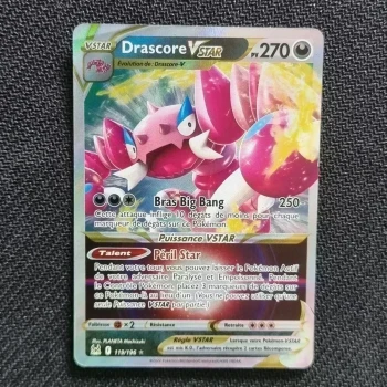 Carte pokemon Drascore Vstar 119/196 - EB11  Origine perdue (2022)