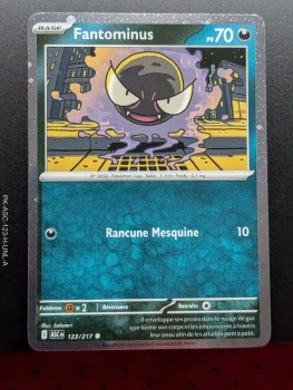 Carte pokemon Fantominus 123/217 HOLO - ME2.5 - Héros Transcendants (2026)