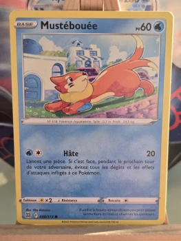 Carte Pokémon Mustébouée 038/172 Stars étincelantes, sorti du booster, français
