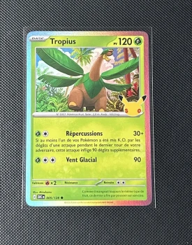 Carte Pokémon - Tropius 5/128 - Holo - 30ème Anniversaire