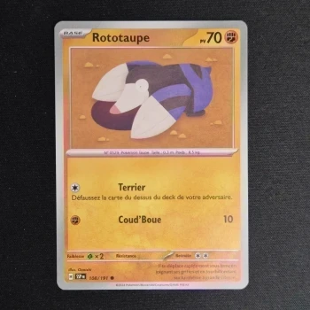 Carte Pokemon : Rototaupe - Etincelles Déferlantes