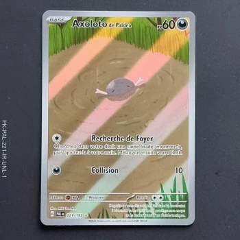 Carte pokemon Axoloto de Paldea 221/193 IR - EV02 - Evolutions à Paldea (2023)