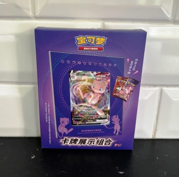 Display Pokemon TCG Chinois Mew Coffret et Porte-cartes CS4.5DF2