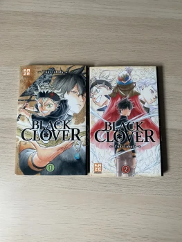 manga black clover tomes 1 et 2 lot