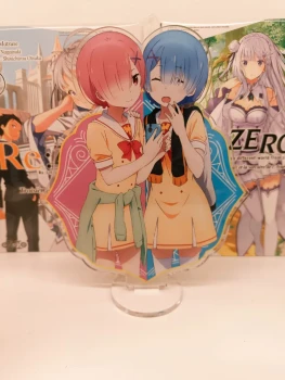 🌟 Figurine Acrylique Rem & Ram – Re:Zero 🌟