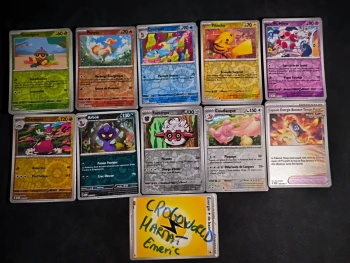 POK - TEF EV5 - Lot de reverses et holo