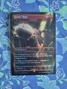 Pyrohemia as "Kratos' Rage" 2211 God of War Greek Foil NM