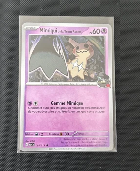 Carte Pokémon - Mimiqui de la Team Rocket 97/217 - Héros Transcendants