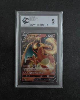 Carte Pokémon Charizard V japonaise -Dracaufeu - Carte Rare