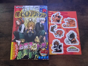 My Hero Academia Tome 39 Japonais + Planche de stickers