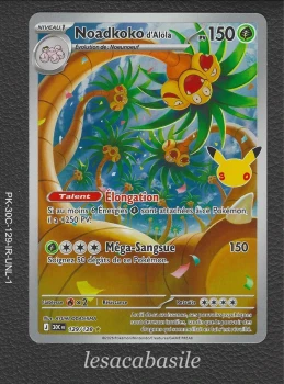 Noadkoko d'Alola 129/128 IR - ME5.5 - 30e Anniversaire (2026)