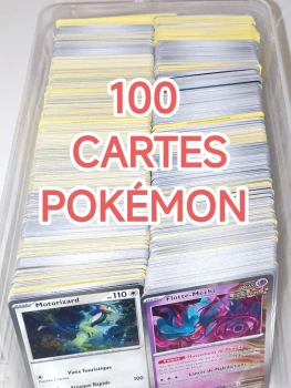 100 cartes Pokémon