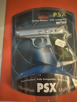 Mini light gun vibration vintage ps1 console neuf blister