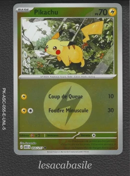 Pikachu 055/217 reverse Energie - ME2.5 - Héros Transcendants (2026)