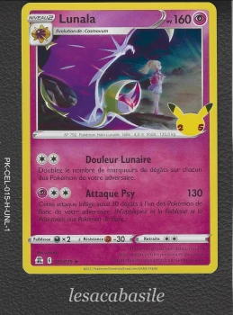 Lunala 015/025 Rare Holo - Célébrations (2021)