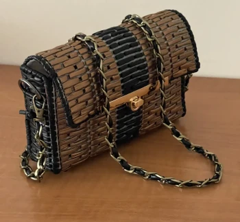 Sac tissé polyester - fait à la main