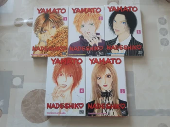 Lot 5 mangas - yamato nadeshiko - tomes 1 à 5
