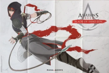 Poster Manga Seinen Assassin's Creed Blade of Shao Jun Mana Books