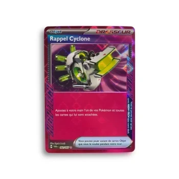 Carte Pokémon— Rappel Cyclone— 162/167—Mascarade crépusculaire