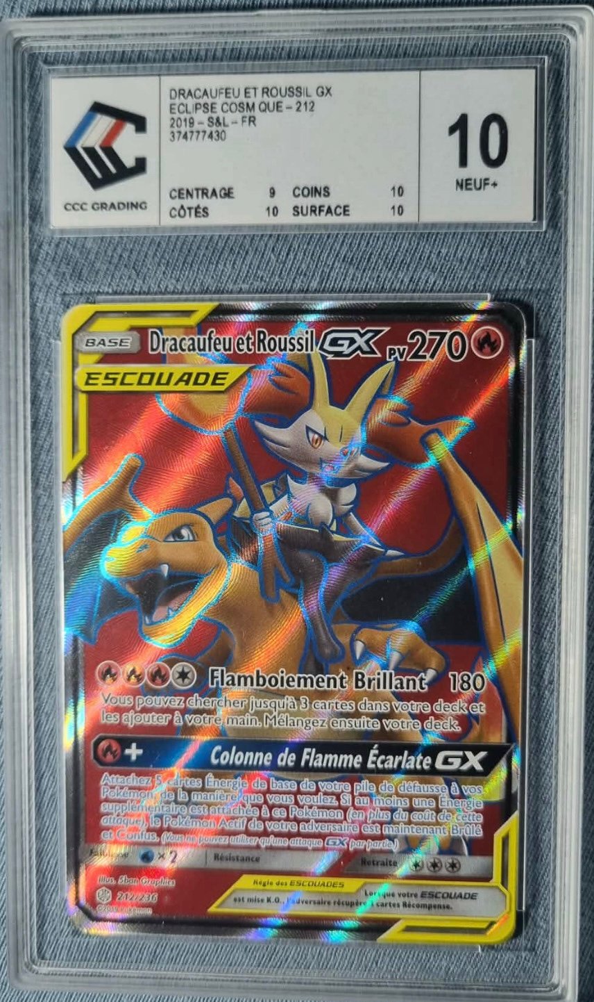 Dracaufeu et Roussil GX